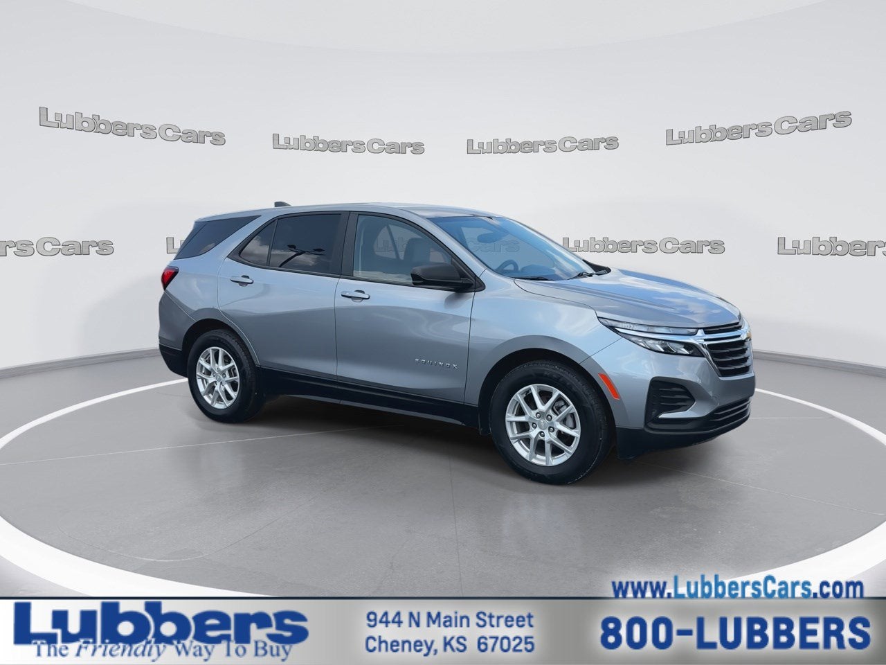 Used 2023 Chevrolet Equinox LS with VIN 3GNAXHEG3PL240412 for sale in Cheney, KS